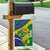 Brazil Independence Day Garden Flag Ordem e Progresso Map With Golden Trumpet - Wonder Print Shop