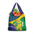 Brazil Independence Day Grocery Bag Ordem e Progresso Map With Golden Trumpet - Wonder Print Shop
