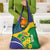 Brazil Independence Day Grocery Bag Ordem e Progresso Map With Golden Trumpet - Wonder Print Shop