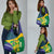 Brazil Independence Day Grocery Bag Ordem e Progresso Map With Golden Trumpet - Wonder Print Shop