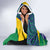 Brazil Independence Day Hooded Blanket Ordem e Progresso Map With Golden Trumpet - Wonder Print Shop