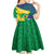 Brazil Independence Day Kid Short Sleeve Dress Ordem e Progresso Map With Golden Trumpet - Wonder Print Shop