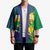Brazil Independence Day Kimono Ordem e Progresso Map With Golden Trumpet - Wonder Print Shop