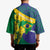 Brazil Independence Day Kimono Ordem e Progresso Map With Golden Trumpet - Wonder Print Shop