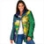 Brazil Independence Day Padded Jacket Ordem e Progresso Map With Golden Trumpet - Wonder Print Shop