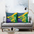 Brazil Independence Day Pillow Cover Ordem e Progresso Map With Golden Trumpet - Wonder Print Shop
