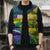Brazil Independence Day Sleeveless Puffer Jacket Ordem e Progresso Map With Golden Trumpet - Wonder Print Shop