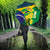 Brazil Independence Day Umbrella Ordem e Progresso Map With Golden Trumpet - Wonder Print Shop