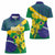 Brazil Independence Day Women Polo Shirt Ordem e Progresso Map With Golden Trumpet - Wonder Print Shop