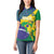 Brazil Independence Day Women Polo Shirt Ordem e Progresso Map With Golden Trumpet - Wonder Print Shop