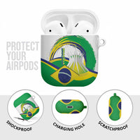 Brasilia Capital AirPods Case Brazil Flag Metropolitan Cathedral - Wonder Print Shop
