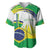 Brasilia Capital Baseball Jersey Brazil Flag Metropolitan Cathedral - Wonder Print Shop