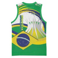 Brasilia Capital Basketball Jersey Brazil Flag Metropolitan Cathedral - Wonder Print Shop