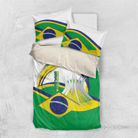 Brasilia Capital Bedding Set Brazil Flag Metropolitan Cathedral - Wonder Print Shop