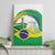 Brasilia Capital Canvas Wall Art Brazil Flag Metropolitan Cathedral - Wonder Print Shop