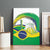 Brasilia Capital Canvas Wall Art Brazil Flag Metropolitan Cathedral - Wonder Print Shop