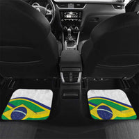Brasilia Capital Car Mats Brazil Flag Metropolitan Cathedral - Wonder Print Shop