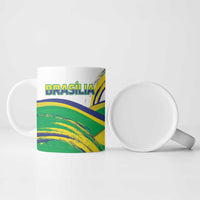 Brasilia Capital Ceramic Mug Brazil Flag Metropolitan Cathedral - Wonder Print Shop