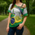 Brasilia Capital Cross Shoulder Shirt Brazil Flag Metropolitan Cathedral - Wonder Print Shop