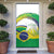 Brasilia Capital Door Cover Brazil Flag Metropolitan Cathedral - Wonder Print Shop