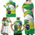 Brasilia Capital Family Matching Off Shoulder Maxi Dress and Hawaiian Shirt Brazil Flag Metropolitan Cathedral - Wonder Print Shop