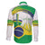 Brasilia Capital Family Matching Puletasi and Hawaiian Shirt Brazil Flag Metropolitan Cathedral - Wonder Print Shop