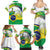 Brasilia Capital Family Matching Summer Maxi Dress and Hawaiian Shirt Brazil Flag Metropolitan Cathedral - Wonder Print Shop