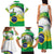 Brasilia Capital Family Matching Tank Maxi Dress and Hawaiian Shirt Brazil Flag Metropolitan Cathedral - Wonder Print Shop