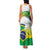 Brasilia Capital Family Matching Tank Maxi Dress and Hawaiian Shirt Brazil Flag Metropolitan Cathedral - Wonder Print Shop