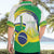 Brasilia Capital Hawaiian Shirt Brazil Flag Metropolitan Cathedral - Wonder Print Shop