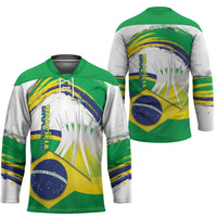 Brasilia Capital Hockey Jersey Brazil Flag Metropolitan Cathedral - Wonder Print Shop