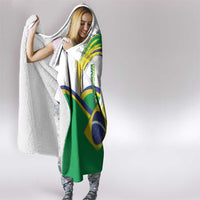 Brasilia Capital Hooded Blanket Brazil Flag Metropolitan Cathedral - Wonder Print Shop