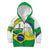 Brasilia Capital Kid Hoodie Brazil Flag Metropolitan Cathedral - Wonder Print Shop