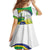 Brasilia Capital Kid Short Sleeve Dress Brazil Flag Metropolitan Cathedral - Wonder Print Shop