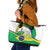 Brasilia Capital Leather Tote Bag Brazil Flag Metropolitan Cathedral - Wonder Print Shop