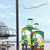 Brasilia Capital Luggage Cover Brazil Flag Metropolitan Cathedral - Wonder Print Shop