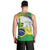 Brasilia Capital Men Tank Top Brazil Flag Metropolitan Cathedral - Wonder Print Shop