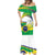 Brasilia Capital Mermaid Dress Brazil Flag Metropolitan Cathedral - Wonder Print Shop