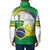Brasilia Capital Padded Jacket Brazil Flag Metropolitan Cathedral - Wonder Print Shop
