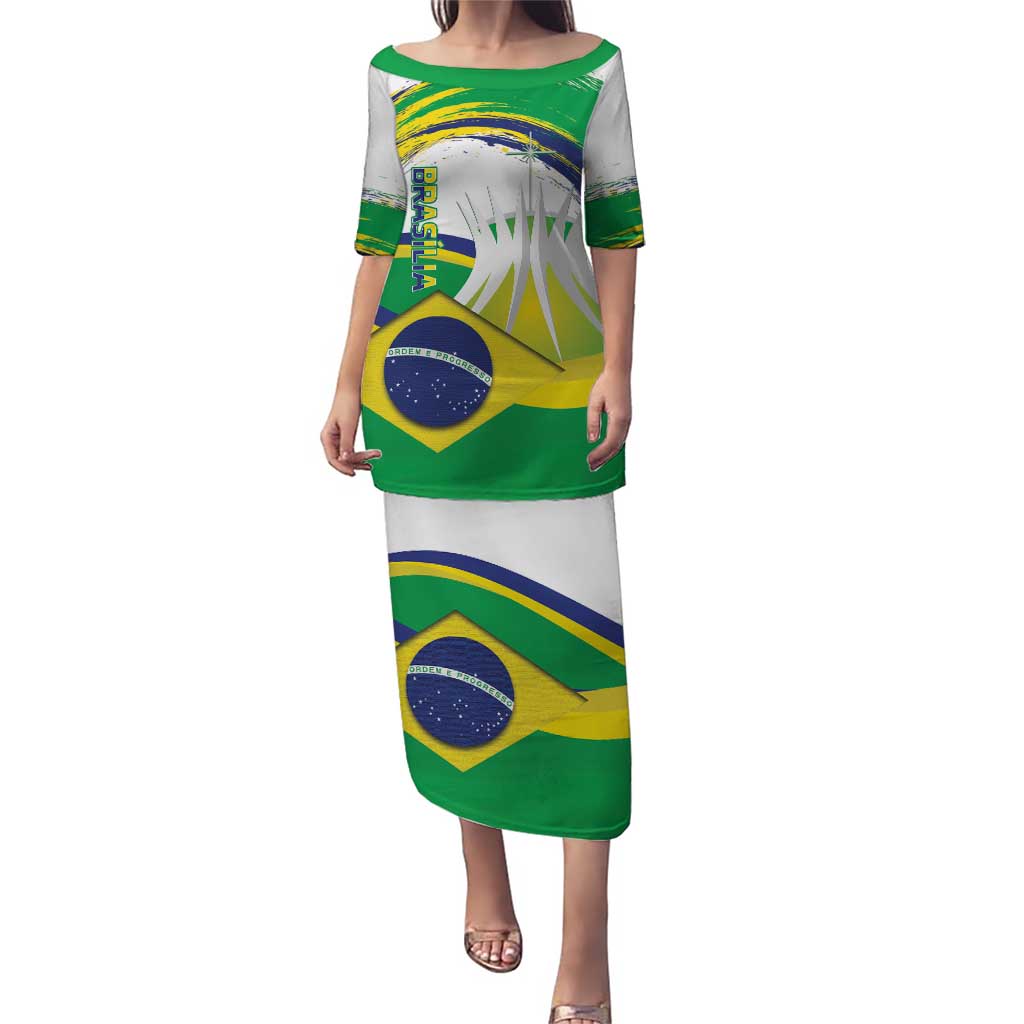 Brasilia Capital Puletasi Brazil Flag Metropolitan Cathedral - Wonder Print Shop