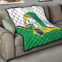 Brasilia Capital Quilt Brazil Flag Metropolitan Cathedral - Wonder Print Shop