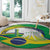 Brasilia Capital Round Carpet Brazil Flag Metropolitan Cathedral - Wonder Print Shop