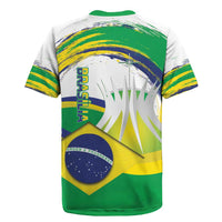 Brasilia Capital Rugby Jersey Brazil Flag Metropolitan Cathedral - Wonder Print Shop
