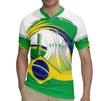 Brasilia Capital Rugby Jersey Brazil Flag Metropolitan Cathedral - Wonder Print Shop