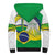 Brasilia Capital Sherpa Hoodie Brazil Flag Metropolitan Cathedral - Wonder Print Shop