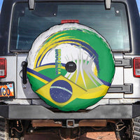 Brasilia Capital Spare Tire Cover Brazil Flag Metropolitan Cathedral - Wonder Print Shop