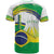Brasilia Capital T Shirt Brazil Flag Metropolitan Cathedral - Wonder Print Shop