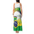 Brasilia Capital Tank Maxi Dress Brazil Flag Metropolitan Cathedral - Wonder Print Shop