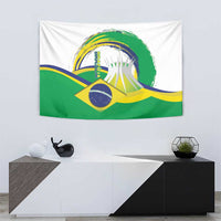 Brasilia Capital Tapestry Brazil Flag Metropolitan Cathedral - Wonder Print Shop