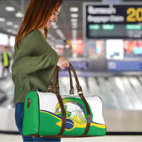 Brasilia Capital Travel Bag Brazil Flag Metropolitan Cathedral - Wonder Print Shop
